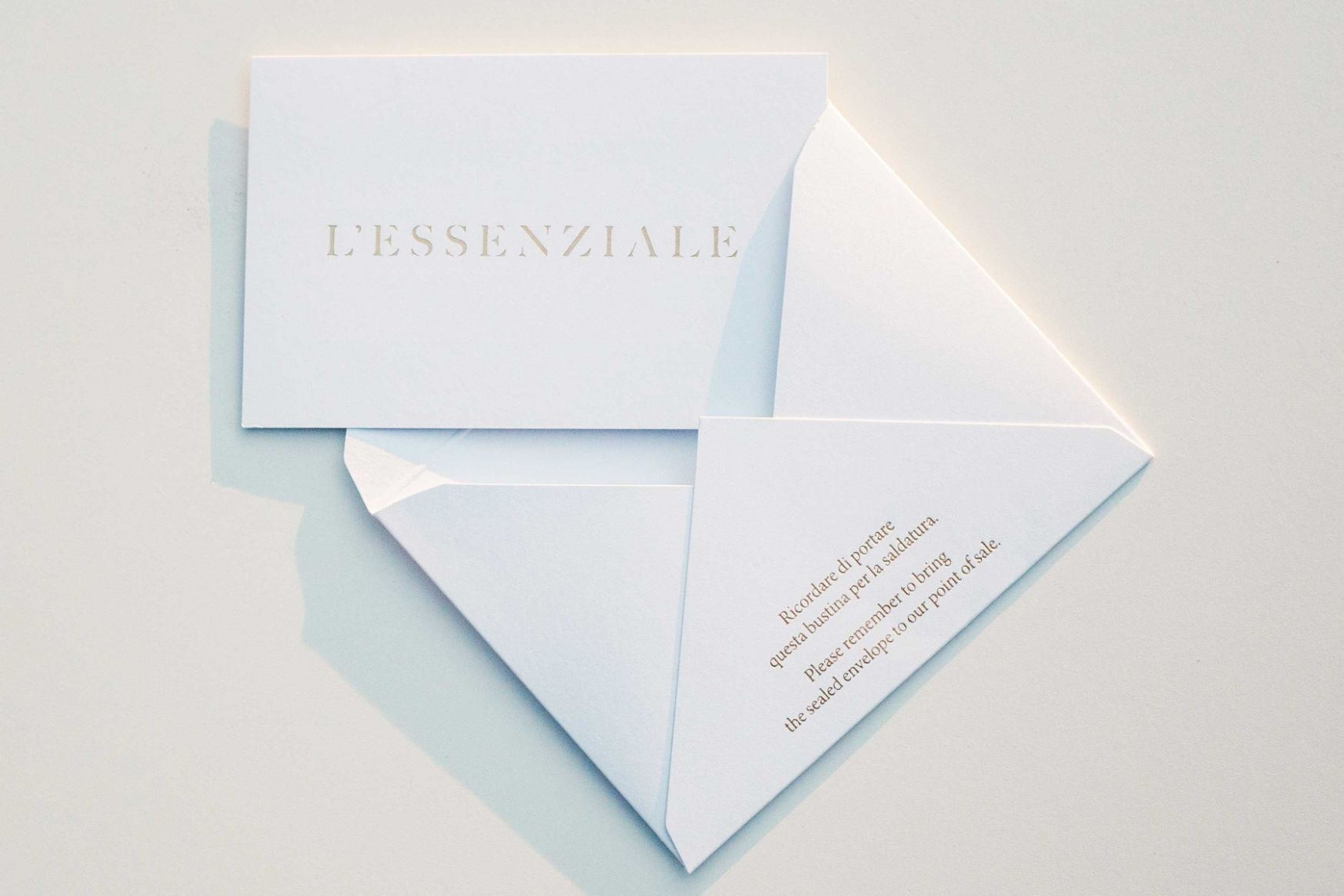 Packaging L'Essenziale Anklet - Gift Card